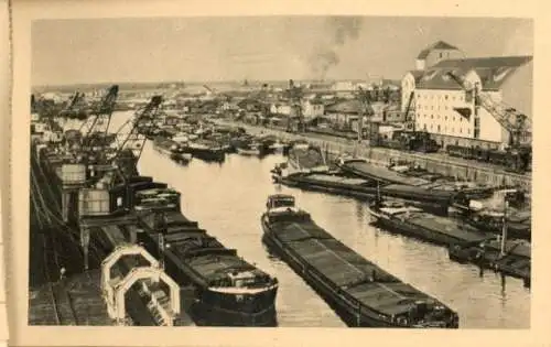 Album mit 9 "DER HAFEN VON Straßburg"