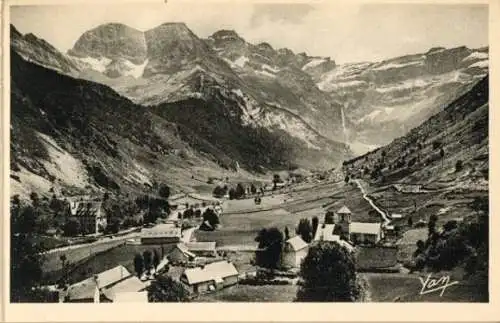 Album mit 12 Heliogravurkarten Gavarnie, Bearbeiten. Foto Quinault - LOURDES