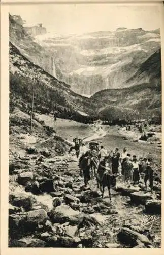 Album mit 12 Heliogravurkarten Gavarnie, Bearbeiten. Foto Quinault - LOURDES