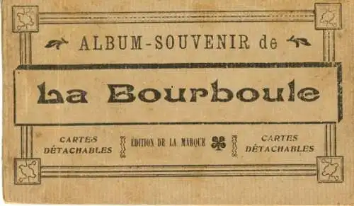 Album mit 12 ABNEHMBARE Ak La Bourboule