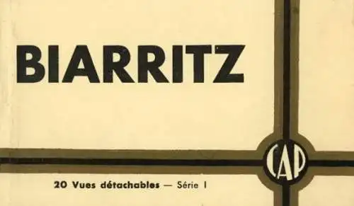 Album mit 20 Ak Biarritz