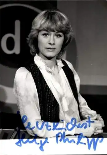 Ak Schauspielerin Helge Philipp, Portrait, Autogramm