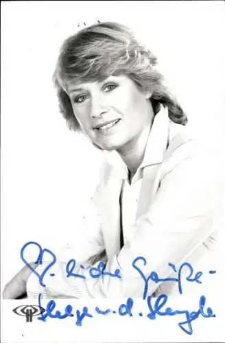 Ak Schauspielerin Helge von der Heyde-Philipp, Portrait, Autogramm