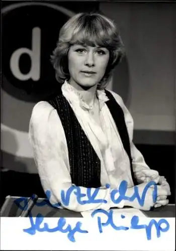 Ak Schauspielerin Helge Philipp, Portrait, Autogramm