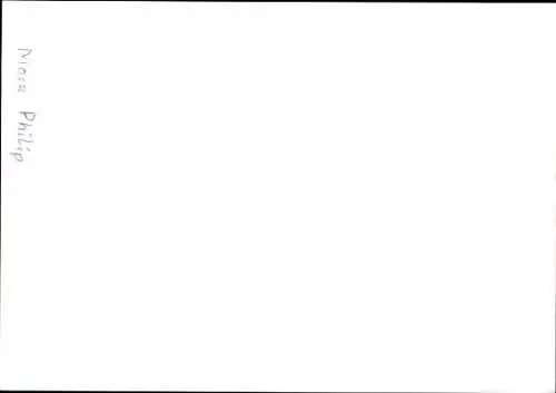 Ak Schauspielerin Maria Philip, Portrait, Autogramm