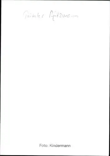 Ak Schauspieler Günter Pfitzmann, Portrait, Autogramm