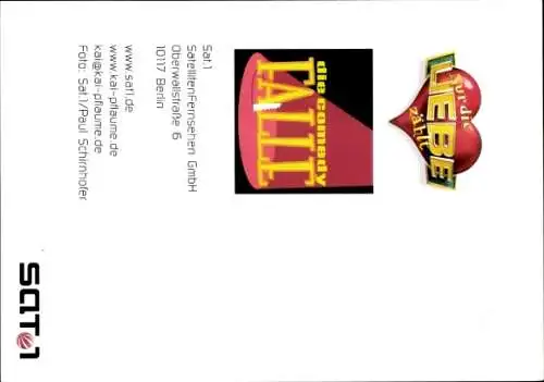 Ak Moderator Kai Pflaume, Portrait, Nur die Liebe zählt, Autogramm