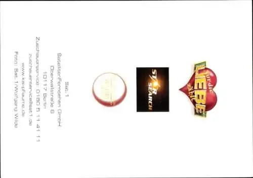 Ak Moderator Kai Pflaume, Portrait, Nur die Liebe zählt, Autogramm