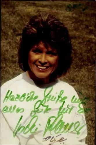 Ak Schauspielerin Uschi Ploner, Portrait, Autogramm