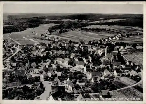 Ak Bingen Landkreis Sigmaringen, Fliegeraufnahme