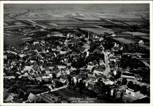 Ak Uffenheim in Mittelfranken, Fliegeraufnahme