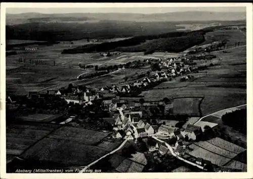 Ak Absberg in Mittelfranken, Fliegeraufnahme