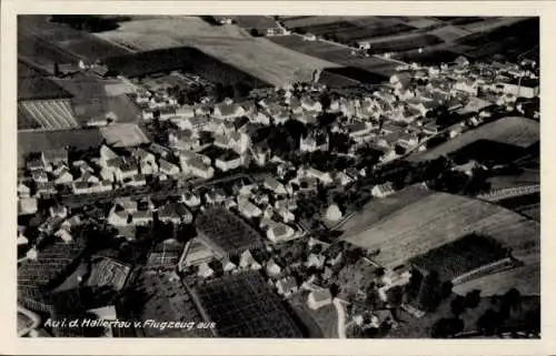 Ak Au in der Hallertau Oberbayern, Fliegeraufnahme