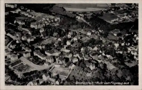 Ak Volmarstein Wetter an der Ruhr, Fliegeraufnahme