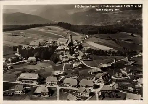 Ak Höchenschwand im Schwarzwald, Fliegeraufnahme