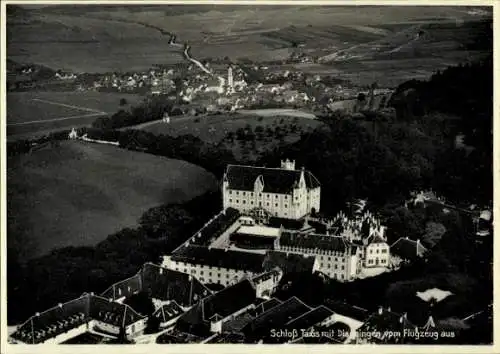 Ak Trugenhofen Dischingen in Württemberg, Schloss Taxis, Fliegeraufnahme