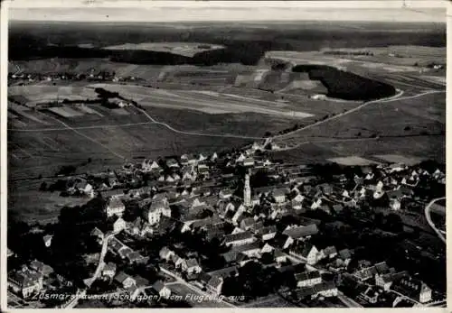 Ak Zusmarshausen in Schwaben, Fliegeraufnahme