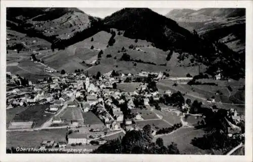 Ak Oberstaufen im Allgäu, Fliegeraufnahme