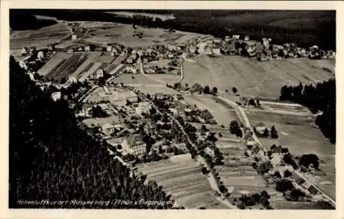 Ak Masserberg in Thüringen, Fliegeraufnahme, Drogerie zum Rennsteig