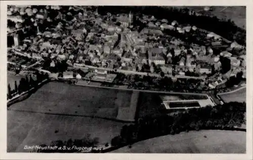 Ak Bad Neuhaus Bad Neustadt an der Saale Unterfranken, Fliegeraufnahme