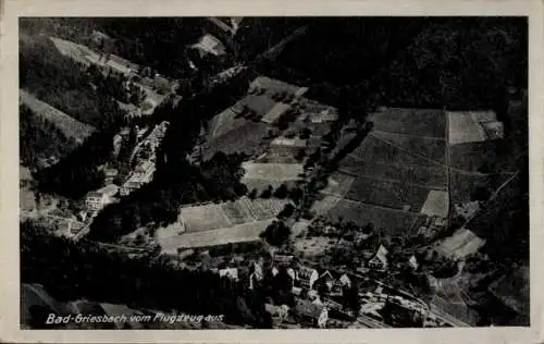 Ak Bad Griesbach im Schwarzwald, Fliegeraufnahme