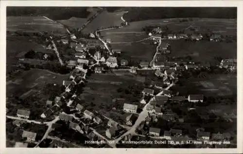 Ak Dobel im Schwarzwald, Fliegeraufnahme, Hotel Sonne