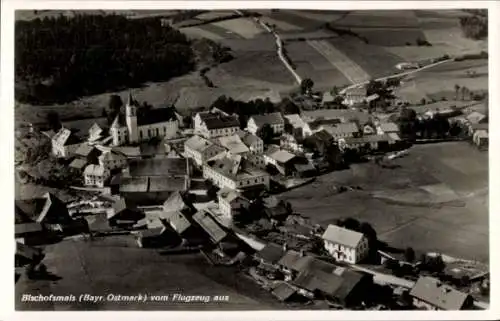 Ak Bischofsmais in Niederbayern, Fliegeraufnahme