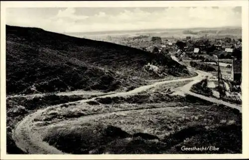 Ak Geesthacht in Schleswig Holstein, Weg zum Ort