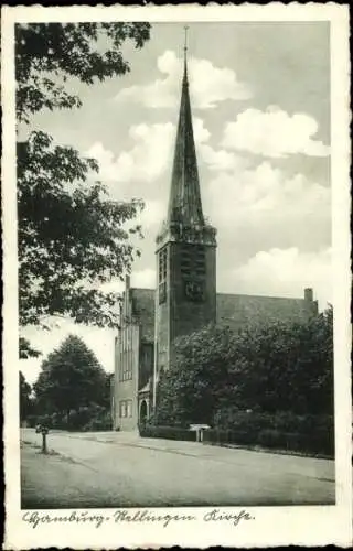 Ak Hamburg Eimsbüttel Stellingen, Kirche