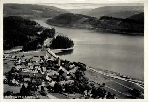 Ak Schluchsee im Schwarzwald, Fliegeraufnahme