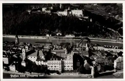 Ak Passau in Niederbayern, Fliegeraufnahme