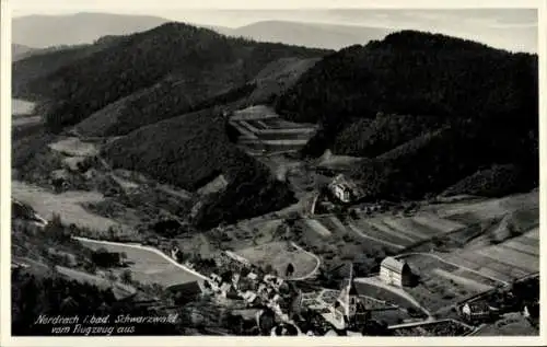 Ak Nordrach im Schwarzwald Baden, Fliegeraufnahme