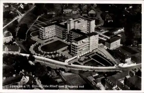 Ak Tübingen am Neckar, Fliegeraufnahme, Chirurgische Klinik