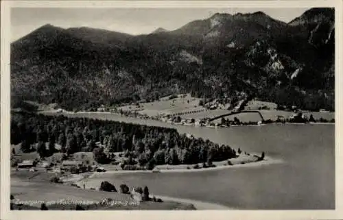 Ak Walchensee Kochel am See, Fliegeraufnahme