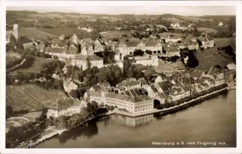 Ak Meersburg am Bodensee, Fliegeraufnahme