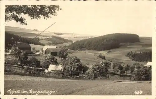 Ak Seyde Hermsdorf im Erzgebirge, Gesamtansicht