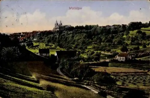 Ak Walldürn im Neckar Odenwald Kreis, Gesamtansicht