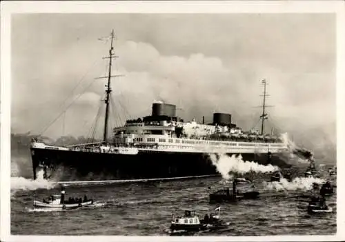 Ak Turbinenschnelldampfer Europa, Norddeutscher Lloyd Bremen