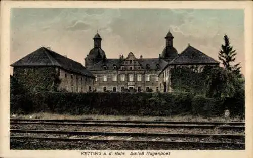 Ak Kettwig Essen im Ruhrgebiet, Schloss Hugenpoet