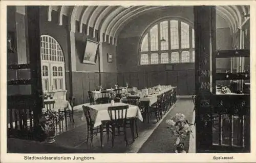 Ak Kettwig Essen im Ruhrgebiet, Stadtwald-Sanatorium Jungborn, Speisesaal