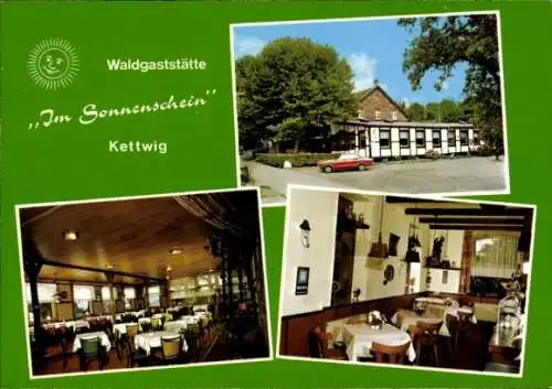 Ak Kettwig Essen im Ruhrgebiet, Waldgaststätte Im Sonnenschein