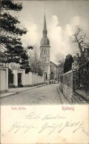 Ak Kettwig Essen im Ruhrgebiet, Katholische Kirche