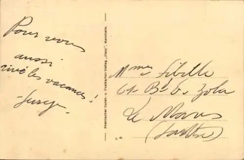 Ak Edenkoben an der Haardt, Bahnhofstraße