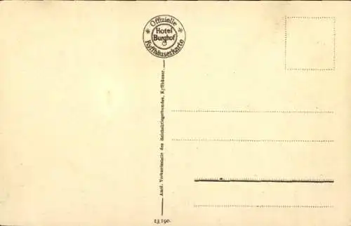 Ak Steinthaleben Kyffhäuserland in Thüringen, Kyffhäuser, Kaiser Wilhelm Denkmal