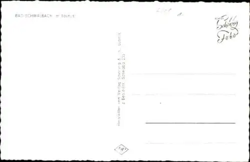 Ak Bad Schwalbach im Taunus, Teilansicht, Kirche