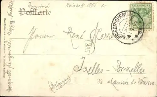 Ak Silk Reinbek in Schleswig-Holstein, Bismarcksäule Friedrichsruh