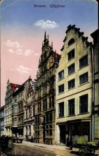 Ak Bremen, Essighaus, Straßenansicht