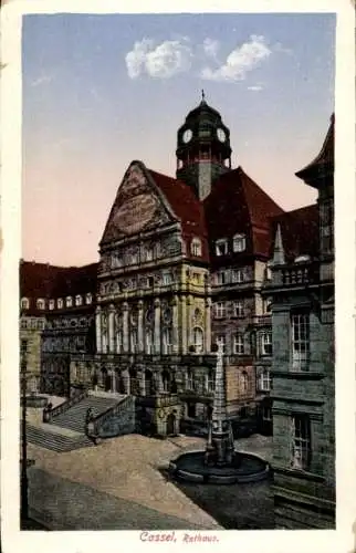 Ak Kassel in Hessen, Rathaus