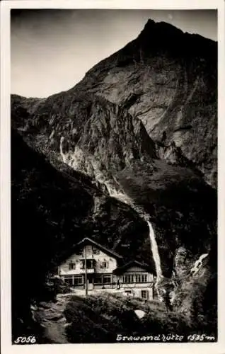 Ak Mayrhofen im Zillertal Tirol, Grawandhütte