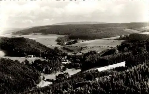 Ak Herscheid im Sauerland, Panorama, Gasthof Herscheider Mühle